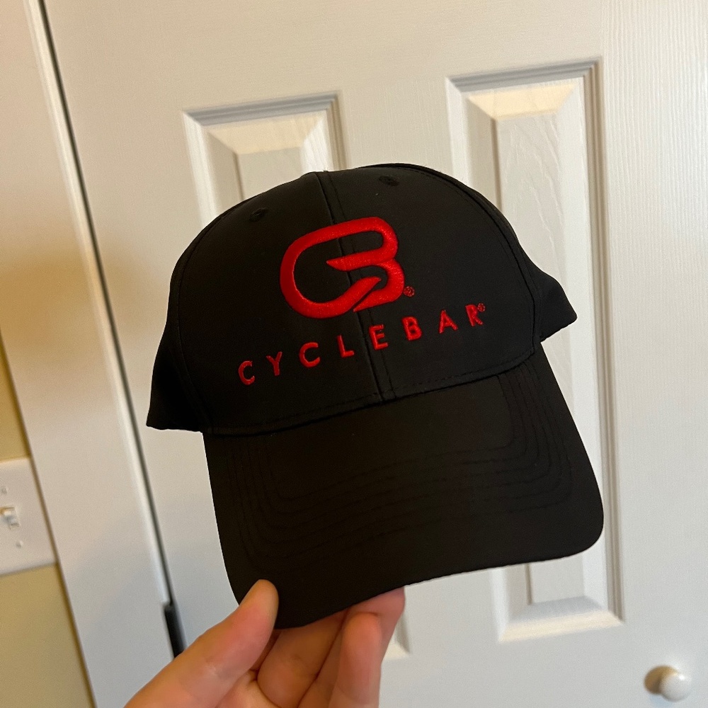 Cyclebar black baseball hat